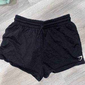 Black throw on shorts